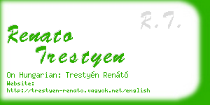 renato trestyen business card